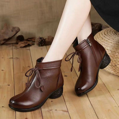Botas de plataforma con flecos