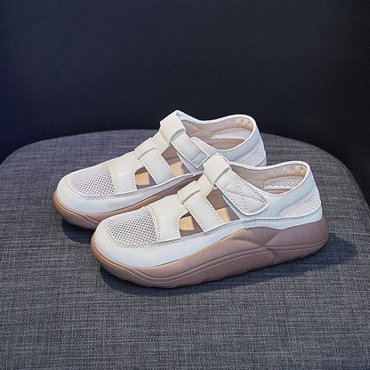 Zapatos casuales con velcro hueco (transpirables)