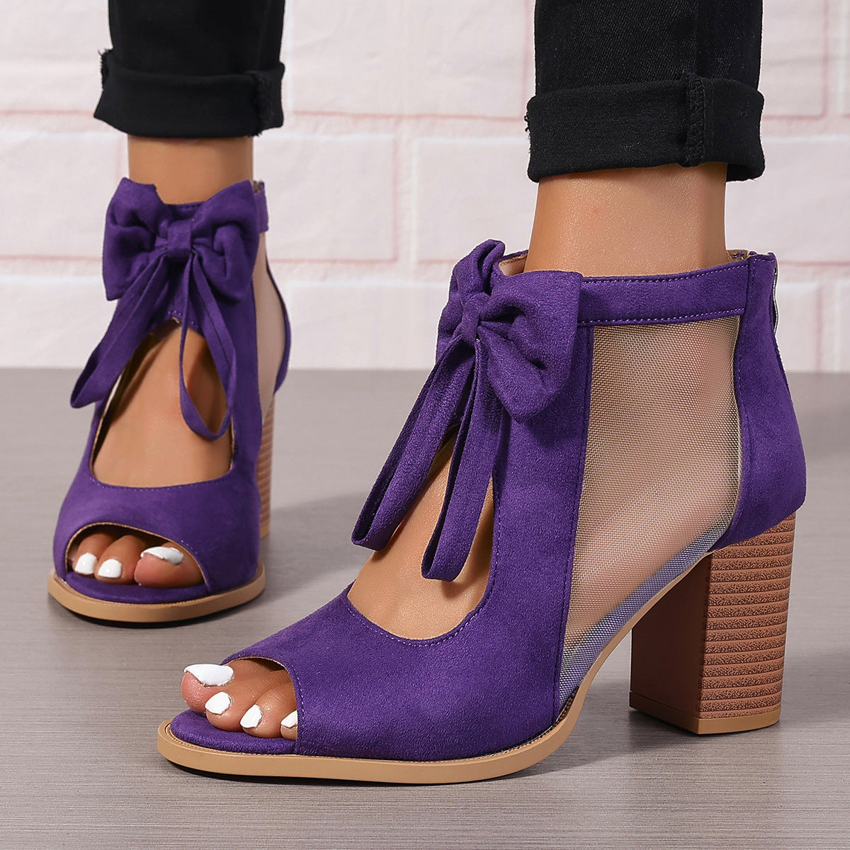 Tacones gruesos – tallas completas