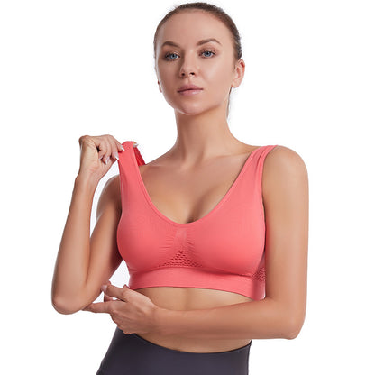 🔥Compre 1 y llévese 3 paquetes:Sujetador deportivo de malla transpirable