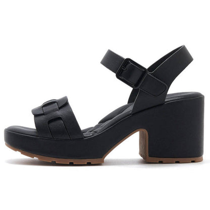 Sandalias de plataforma con velcro