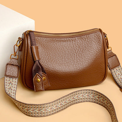 Bolso canguro de piel suave – toque retro y elegante
