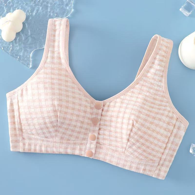 Compre uno y llévese otro gratis：Ropa interior 100% algodón con botones delanteros