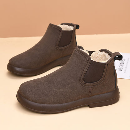 Botines de mujer cálidos con forro polar.