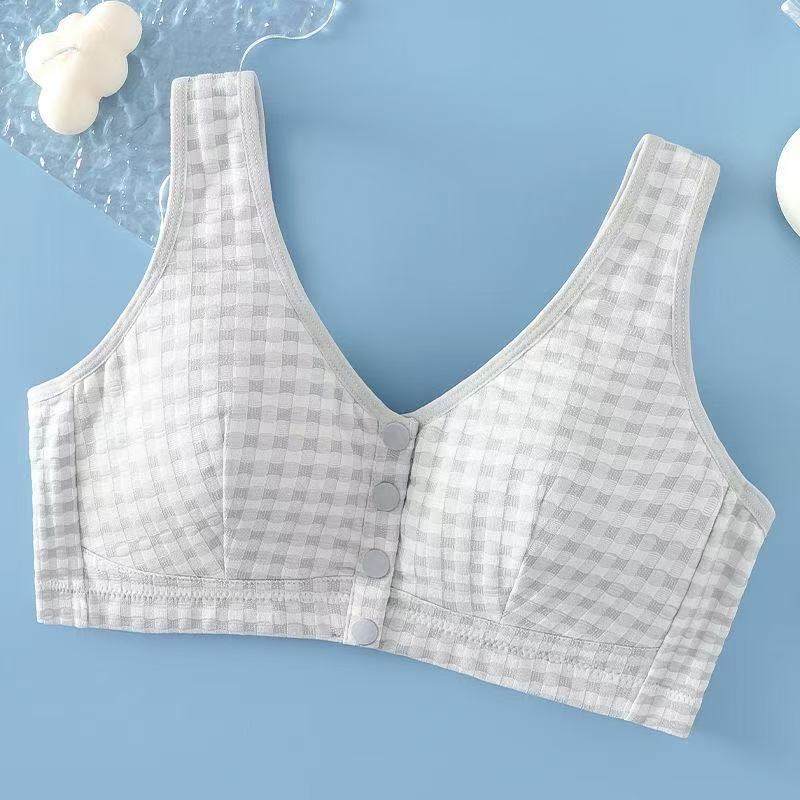 Compre uno y llévese otro gratis：Ropa interior 100% algodón con botones delanteros