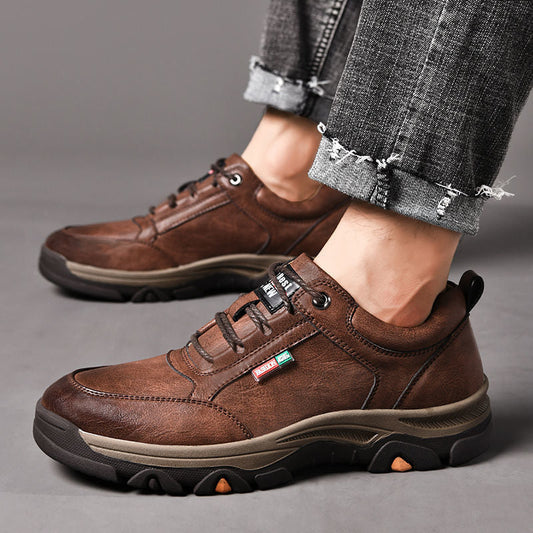Zapatillas de piel para hombre