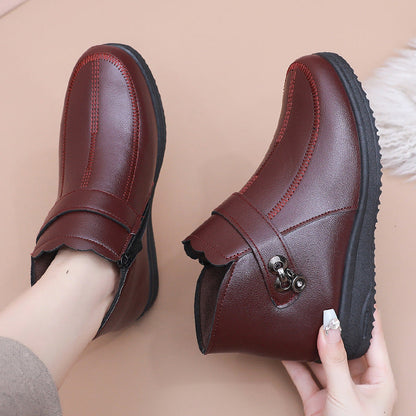 （descuento）Botas de algodón de mujer (tres círculos)