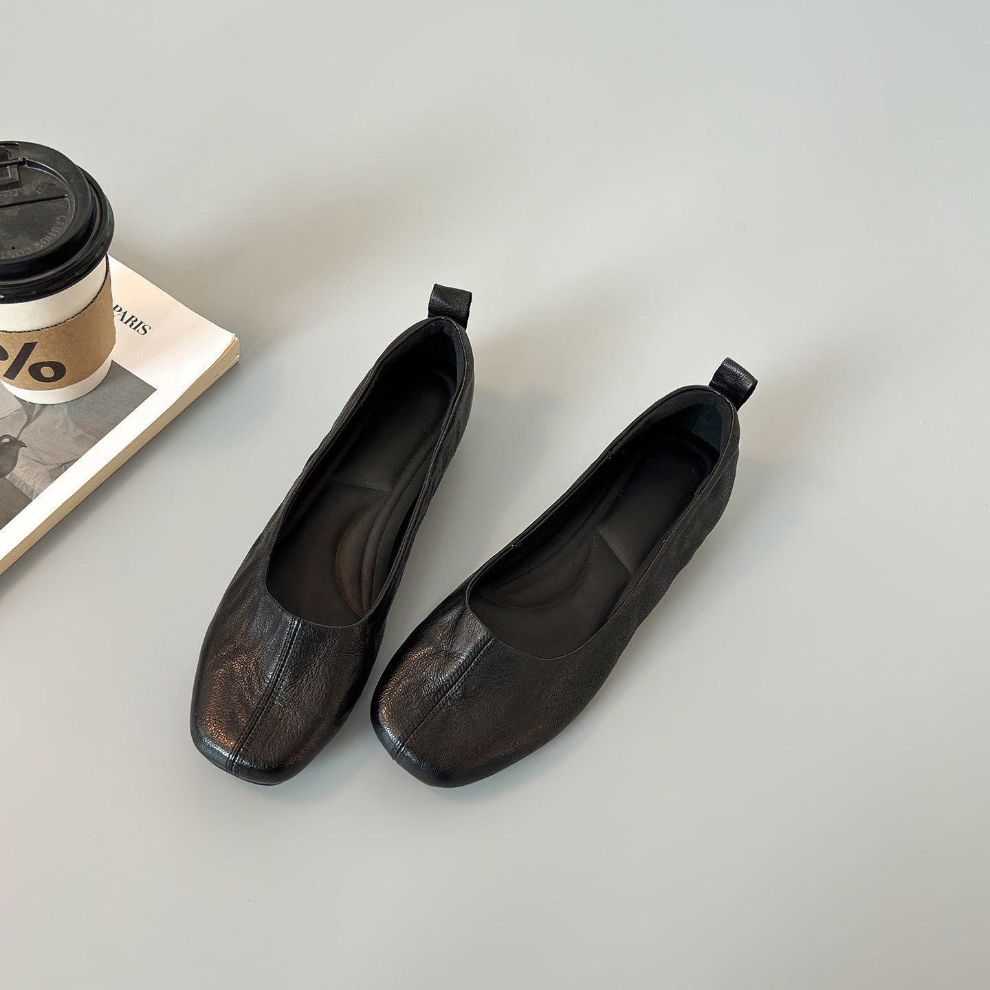Zapatos de piel suave de corte bajo –Tallas completas