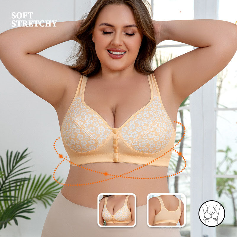 🔥Compre 1 y llévese 2 paquetes:Sujetador estampado sin aros