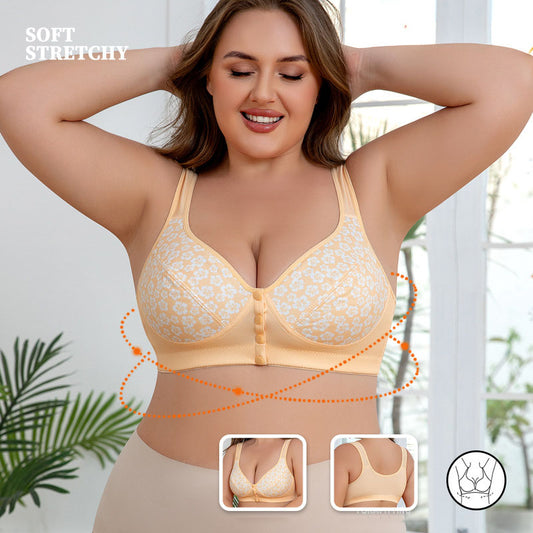 🔥Compre 1 y llévese 2 paquetes:Sujetador estampado sin aros
