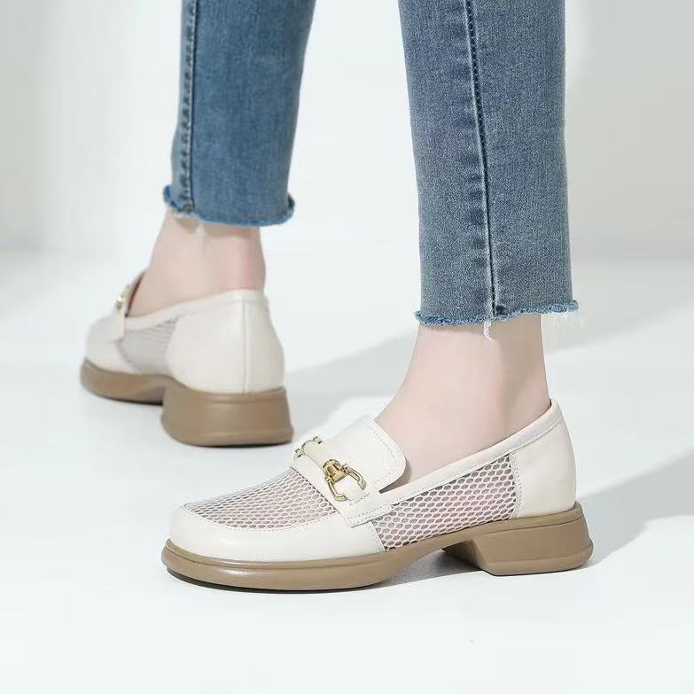 Mocasines transpirables de suela blanda