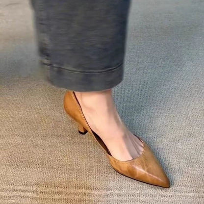 Tacones de corte bajo, estilo retro y súper versátiles