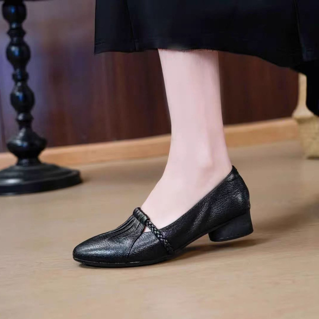 Zapatos casuales de punta afilada con suela suave