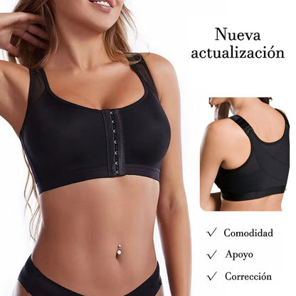 Sujetador corrector sin aros estilo chaleco a prueba de golpes