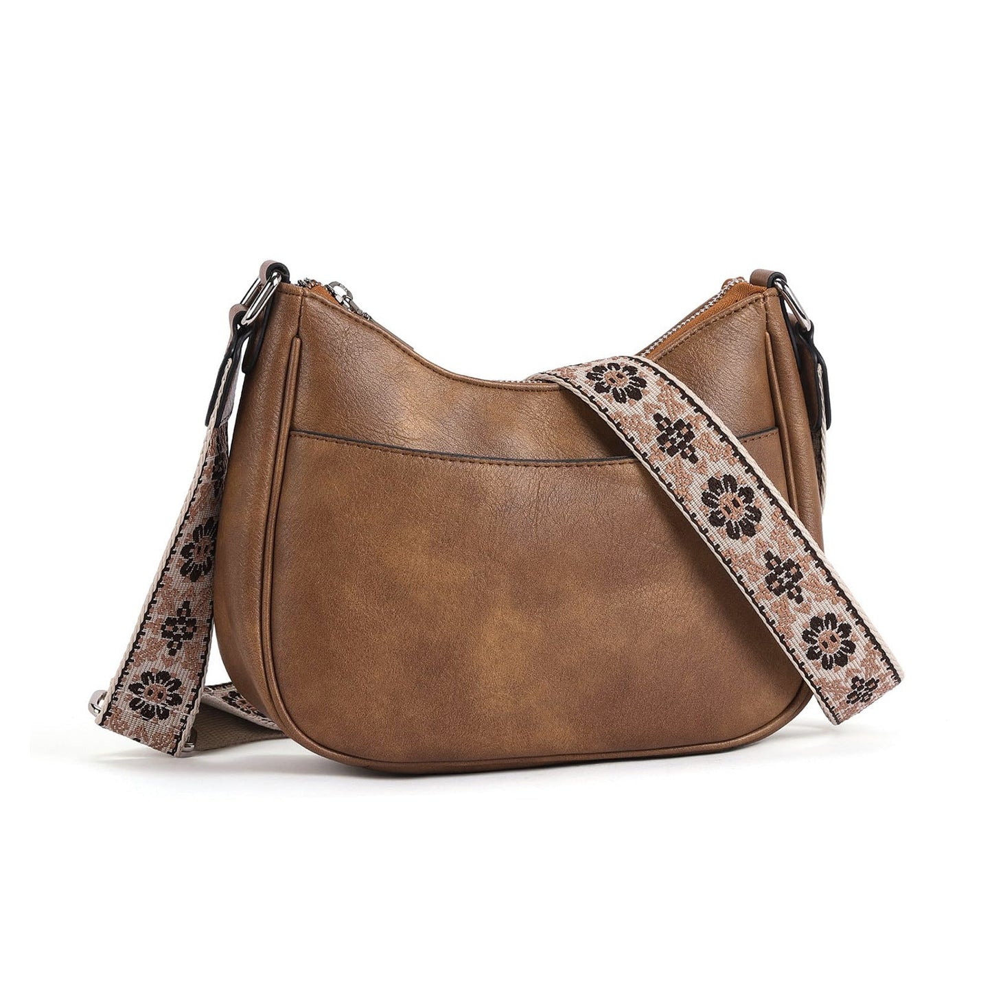 Bolso lunar retro de color sólido