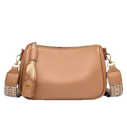 Bolso canguro de piel suave – toque retro y elegante