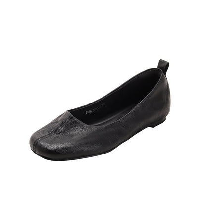 Zapatos de piel suave de corte bajo –Tallas completas