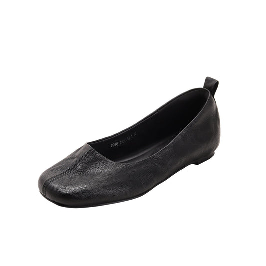 Zapatos de piel suave de corte bajo –Tallas completas