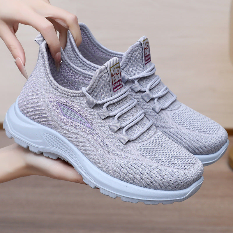 Tenis para Caminar Mujer, Suela Amortiguadora y Malla Fresca
