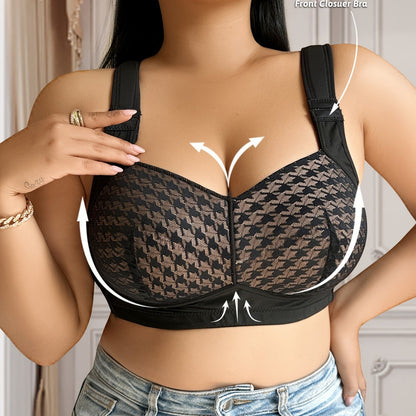 Sujetador antigolpes sin aros y con hebilla lateral