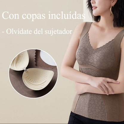Camiseta térmica sin necesidad de sujetador