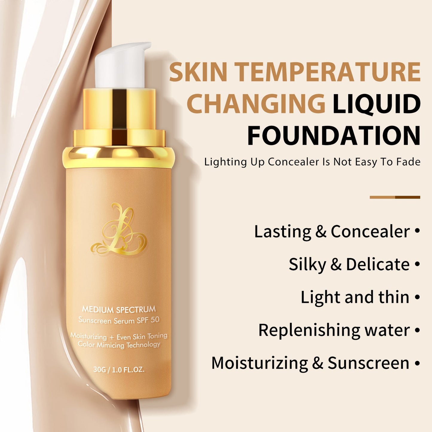 Serum Protector solar 4 en 1: Protección solar FPS 50+