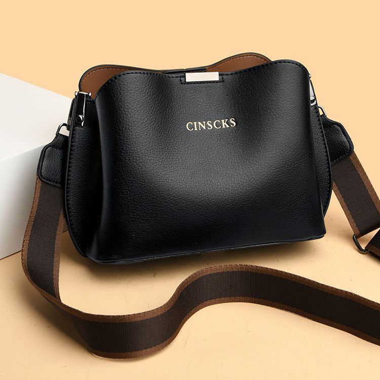 Bolso de piel de lujo de gran capacidad