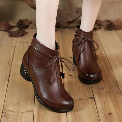 Botas de plataforma con flecos
