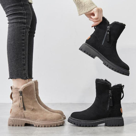Botas de ante grueso