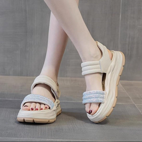 Sandalias casuales deportivas con plataforma