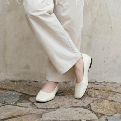 Zapatos de piel suave de corte bajo –Tallas completas