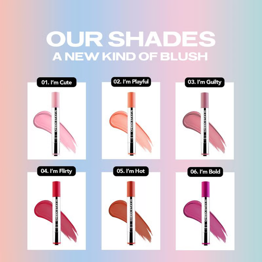 🌸 "Un toque de buena tez, naturalmente rosado" - Rubor líquido, ¡crea un look rosado natural!