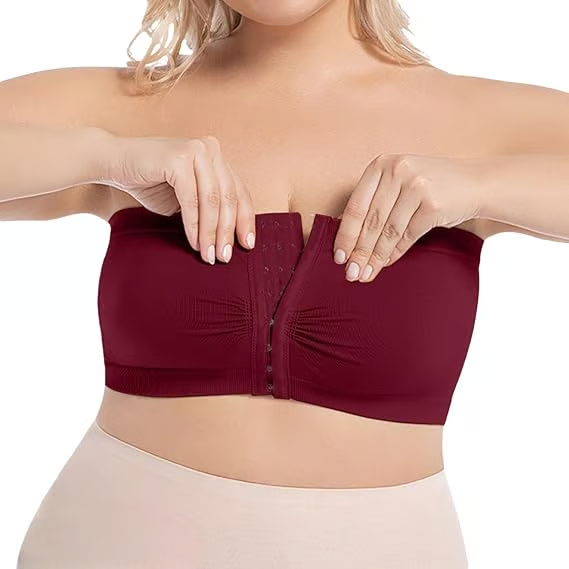 🎁Último día: ¡Compra 1 y llévate 3 paquetes!🔥 Sujetador bandeau antideslizante de soporte completo