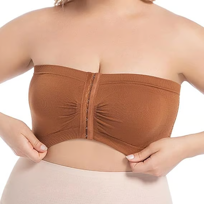 🎁Último día: ¡Compra 1 y llévate 3 paquetes!🔥 Sujetador bandeau antideslizante de soporte completo