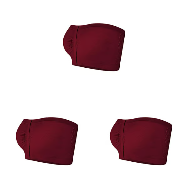 🎁Último día: ¡Compra 1 y llévate 3 paquetes!🔥 Sujetador bandeau antideslizante de soporte completo
