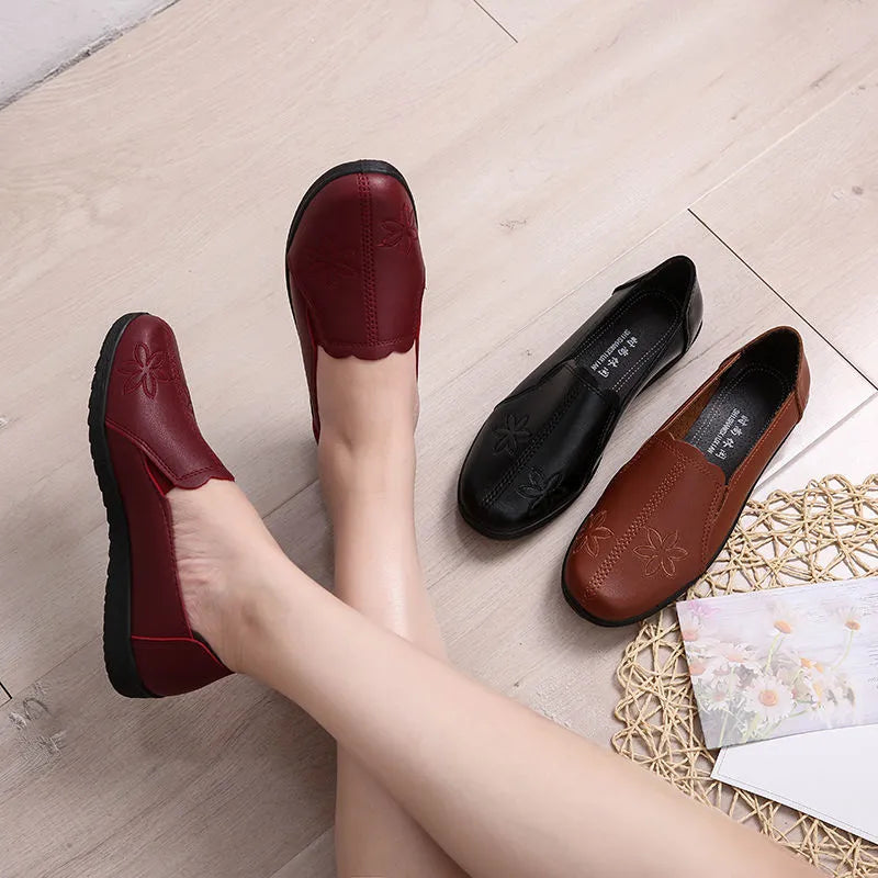 2025 nuevos zapatos de suela blanda para primavera y otoño