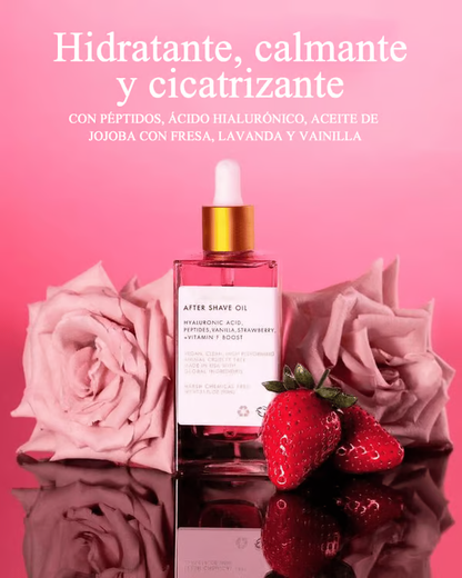 🔥Oferta especial de último día🍓 Aceite perfumado para después del afeitado - Aroma a fresa y vainilla