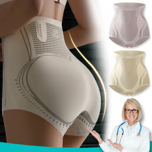 Shorts reductores de fibra iónica Ice Silk para control de abdomen