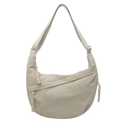 Venta directa de diseñador👜Bolso bandolera hobo de nailon liso para mujer
